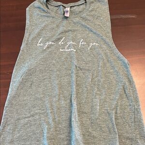 Burn boot camp Heather Green Tank